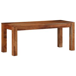 vidaXL Banco 110 cm madeira maci&ccedil;a de ac&aacute;cia