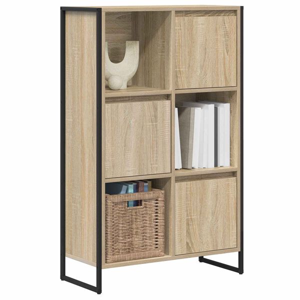 vidaXL Gabinete de Livros Sonoma 68 x 30 x 108,5 cm Madeira processada