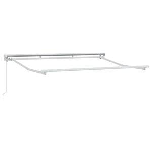 vidaXL Estrutura de Toldos Manual 3 x 2 m Branco