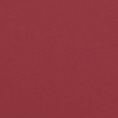 vidaXL Almofadão para paletes 58x58x10 cm tecido vermelho