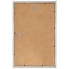 vidaXL Molduras para parede 5 pcs 70x90 cm MDF prateado