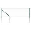 vidaXL Poste de Cerca Verde 25 x 0,8 m (malha de 50 mm) A&ccedil;o e PVC