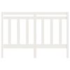 vidaXL Cabeceira de cama 156x4x100 cm pinho maci&ccedil;o branco