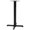 vidaXL Perna para mesa de bistr&ocirc; 56x56x72 cm ferro fundido preto