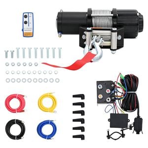 vidaXL Guincho el&eacute;trico 12 V 2040 kg com comando remoto