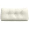 vidaXL Travesseiro para Costas Creme 100 x 24 x 50 cm Veludo