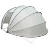 vidaXL Tenda de Piscina Domo Cinzeto 538 x 440 x 204 cm