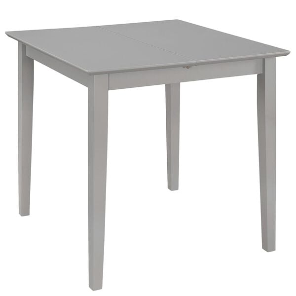 vidaXL Mesa de jantar extens&iacute;vel (80-120)x80x74 cm MDF cinzento