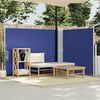 vidaXL Toldo lateral retr&aacute;til 140x600 cm azul