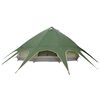 vidaXL Tenda Teepee com telhado Verde e Cinza 600 x 600 x 347 cm