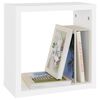 vidaXL Prateleiras de parede em forma de cubo 2 pcs 30x15x30cm branco