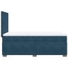 vidaXL Cama boxspring com colch&atilde;o 80x200 cm veludo azul