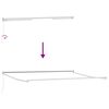 vidaXL Toldo Retrátil Cinzento-claro 400 × 300 cm Poliéster