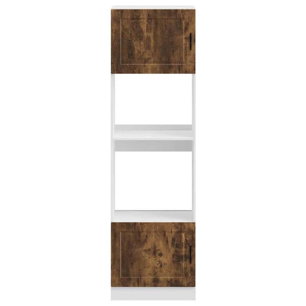 vidaXL Arm&aacute;rios forno 2 pcs Porto derivados de madeira carvalho fumado