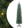 vidaXL &Aacute;rvore de Natal Artificial Verde 210 cm PVC e A&ccedil;o e Pl&aacute;stico
