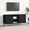 vidaXL Gabinete para TV Carvalho Preto 102 x 35 x 50 cm