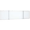 vidaXL Quadro branco magn&eacute;tico dobr&aacute;vel 160x40x1,7 cm alum&iacute;nio