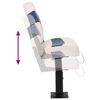 vidaXL 2 pcs conjunto assento de barco dobrável com encosto alto