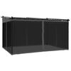 vidaXL Gazebo com paredes de malha 4x3 m a&ccedil;o antracite