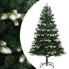 vidaXL &Aacute;rvore de Natal artificial articulada c/ flocos de neve 150 cm