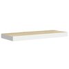 vidaXL Prateleiras parede 4 pcs 60x23,5x3,8 cm MDF carvalho e branco
