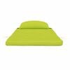 vidaXL Almofada de Cadeira 2 pcs Verde brilhante 58 x 77 x 4.5 cm