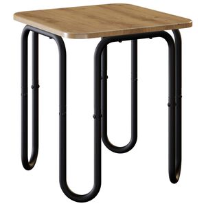 vidaXL Mesa de centro Carvalho Arttisan 40 x 40 x 45 cm