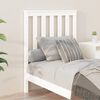 vidaXL Cabeceira de cama 81x4x101 cm pinho maciço branco