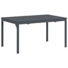 vidaXL Mesa de Jantar Externa Dobr&aacute;vel Antracite 210 x 90 x 73 cm A&ccedil;o