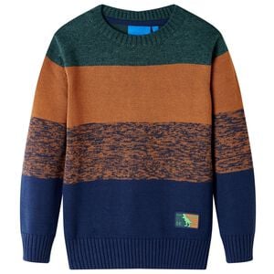 vidaXL Camisola de malha para crian&ccedil;a multicor 92