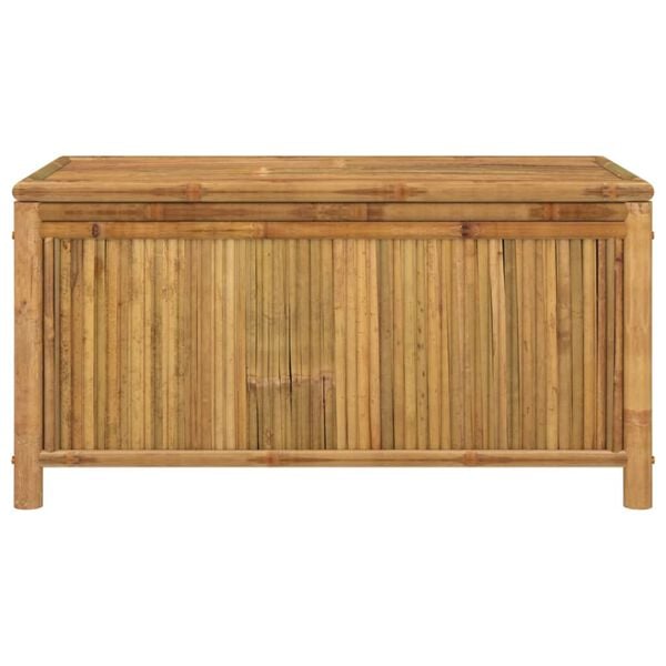vidaXL Caixa de arrumação para jardim 110x52x55 cm bambu