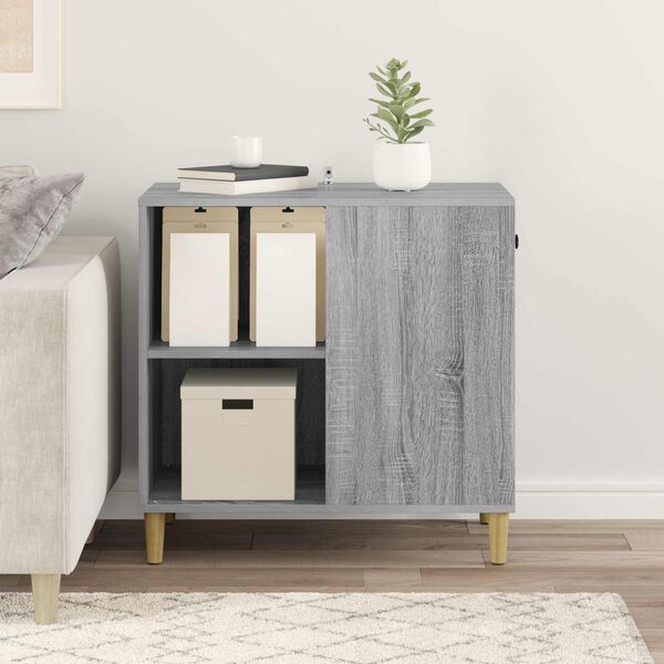 vidaXL Casa para Gatos Cinza Sonoma 72 x 42,5 x 70 cm