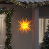 vidaXL Luzes de Natal com LEDs 3 pcs dobrável amarelo 57 cm