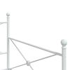 vidaXL Cama de dia com gavet&atilde;o sem colch&atilde;o 100x190 cm a&ccedil;o branco