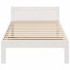 vidaXL Cama sem colch&atilde;o 90x200 cm madeira de pinho maci&ccedil;a branco