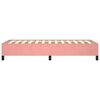 vidaXL Estrutura de cama 80x200 cm veludo rosa