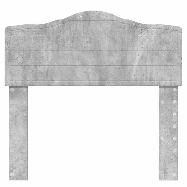 vidaXL Cabeceira Cinzento 100 cm Madeira processada