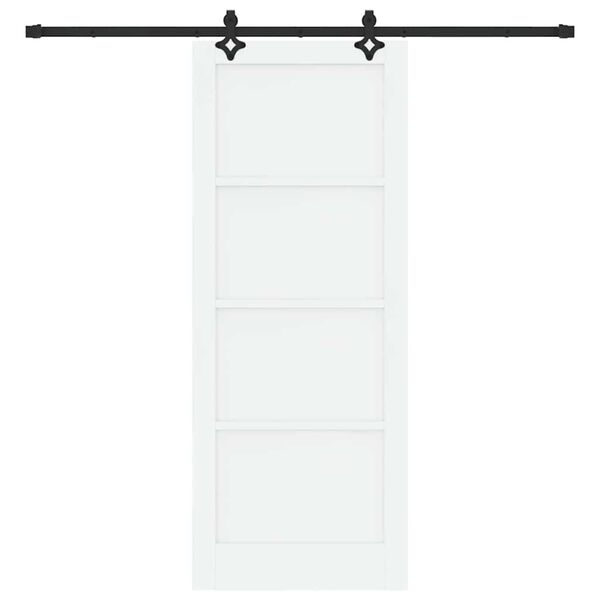 vidaXL Porta Deslizante ORKDAL Branco 83 x 211 cm