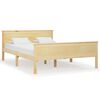 vidaXL Estrutura de cama 140x200 cm pinho maci&ccedil;o