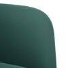vidaXL Poltrona com apoio de bra&ccedil;os 54 cm veludo verde-escuro