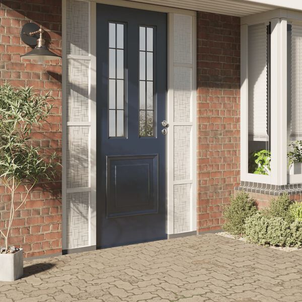 vidaXL Pel&iacute;cula para janela fosca 90x500 cm PVC padr&atilde;o de estrelas