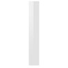 vidaXL Estante 40x30x189 cm contraplacado branco brilhante
