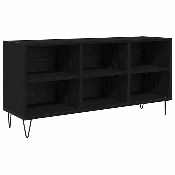vidaXL Gabinete para TV Carvalho Preto 103,5 x 30 x 50 cm