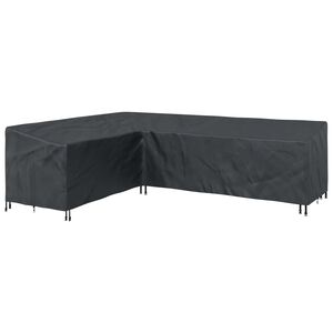 vidaXL Capa para M&oacute;veis Preto 286 x 222 x 80 cm