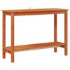 vidaXL Aparador Castanho Cera 110 x 40 x 80 cm Madeira de pinho maci&ccedil;o