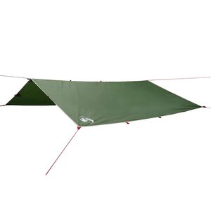 vidaXL Lona de campismo 300x294 cm imperme&aacute;vel verde