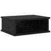 vidaXL Mesa-de-cabeceira Carvalho Preto 40 x 31 x 15 cm