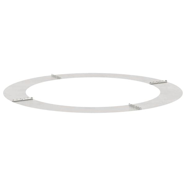 vidaXL adequado para An&eacute;is de &Aacute;rvore Planos 5 pcs Prateado &Oslash;90 / 120 cm