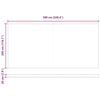 vidaXL Toldo Retr&aacute;til Manual Bege 600 &times; 300 cm Poli&eacute;ster e Alum&iacute;nio