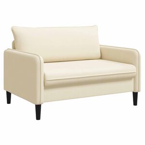 vidaXL Poltrona XXL Creme Veludo